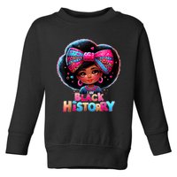 I Am Black History Month Black Melanin Toddler Sweatshirt