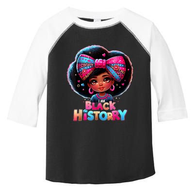 I Am Black History Month Black Melanin Toddler Fine Jersey T-Shirt