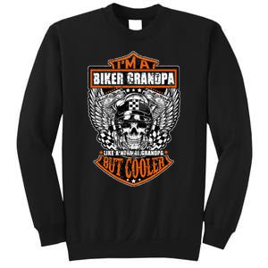 Im A Biker Grandpa Like A Normal Grandpa But Cooler Gifts Sweatshirt