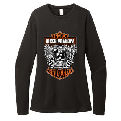 Im A Biker Grandpa Like A Normal Grandpa But Cooler Gifts Womens CVC Long Sleeve Shirt