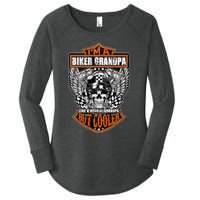 Im A Biker Grandpa Like A Normal Grandpa But Cooler Gifts Women's Perfect Tri Tunic Long Sleeve Shirt