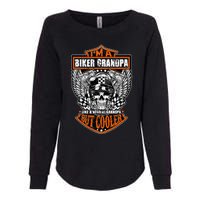 Im A Biker Grandpa Like A Normal Grandpa But Cooler Gifts Womens California Wash Sweatshirt