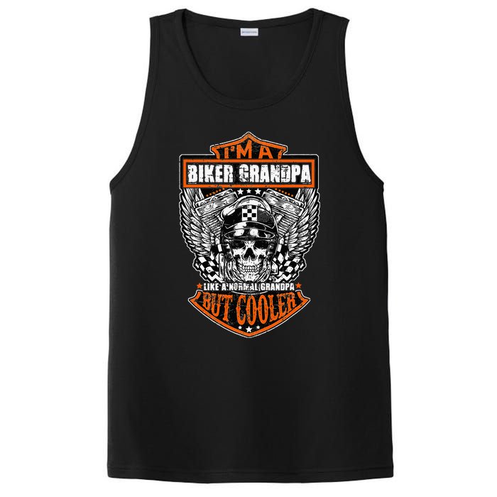 Im A Biker Grandpa Like A Normal Grandpa But Cooler Gifts PosiCharge Competitor Tank