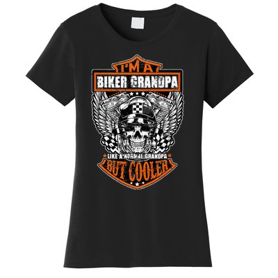 Im A Biker Grandpa Like A Normal Grandpa But Cooler Gifts Women's T-Shirt