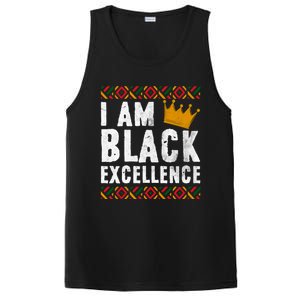 I Am Black Excellence Cute Gift African American Black History Gift PosiCharge Competitor Tank