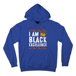 I Am Black Excellence Cute Gift African American Black History Gift Hoodie