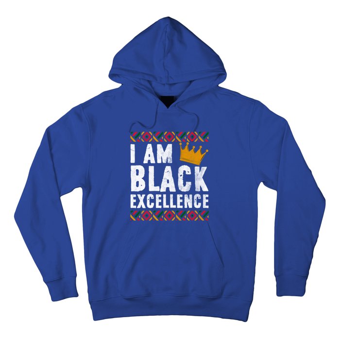 I Am Black Excellence Cute Gift African American Black History Gift Hoodie