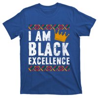 I Am Black Excellence Cute Gift African American Black History Gift T-Shirt