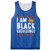 I Am Black Excellence Cute Gift African American Black History Gift Mesh Reversible Basketball Jersey Tank