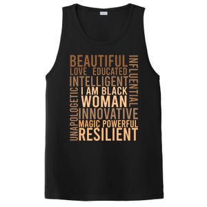 I Am Black Black History Month Educated Black Cute Gift PosiCharge Competitor Tank