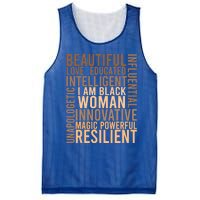 I Am Black Black History Month Educated Black Cute Gift Mesh Reversible Basketball Jersey Tank