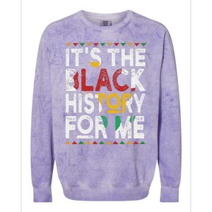 I Am Black History Month African American Pride Celebration Colorblast Crewneck Sweatshirt