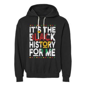 I Am Black History Month African American Pride Celebration Garment-Dyed Fleece Hoodie