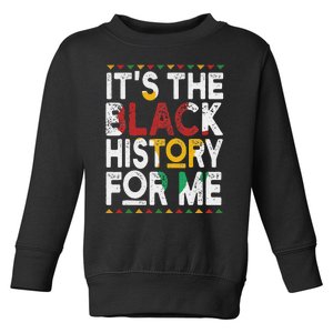 I Am Black History Month African American Pride Celebration Toddler Sweatshirt