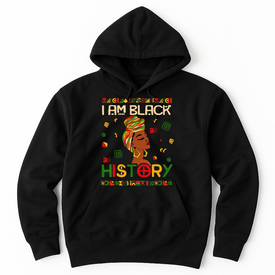 I Am Black History Month African American Hoodie