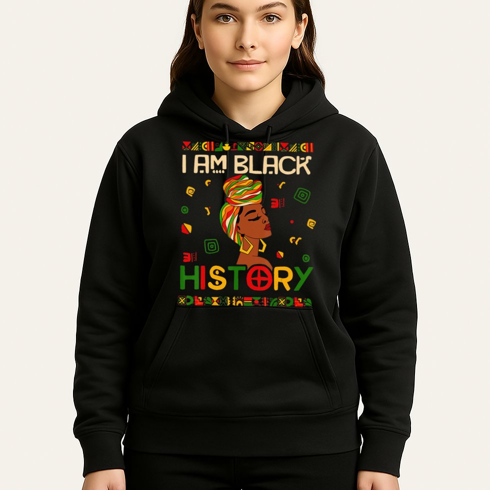 I Am Black History Month African American Hoodie