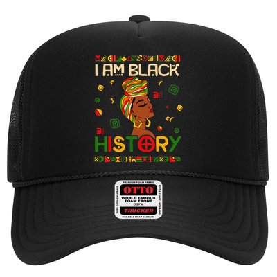 I Am Black History Month African American Trucker Hat