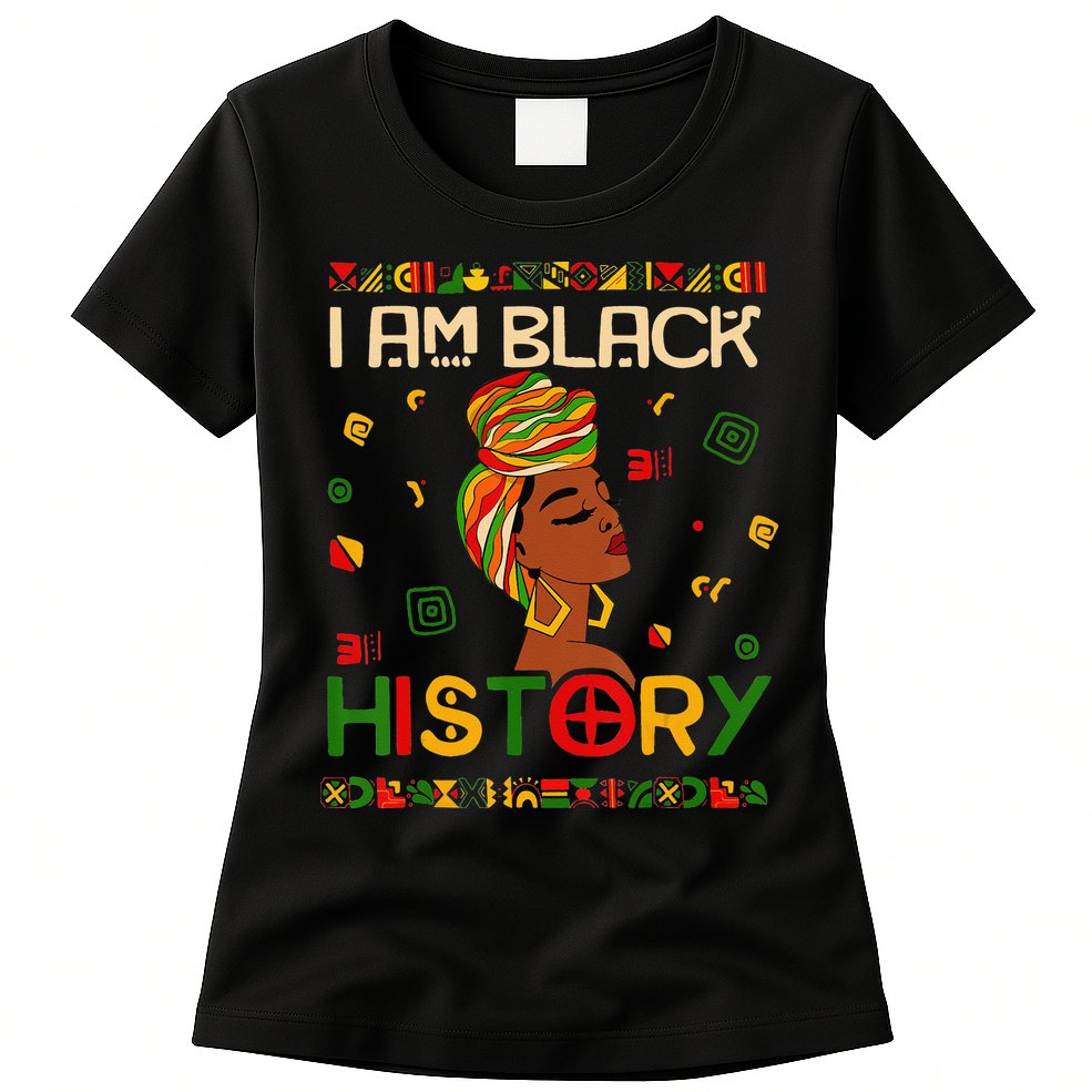 I Am Black History Month African American Womens T-Shirt