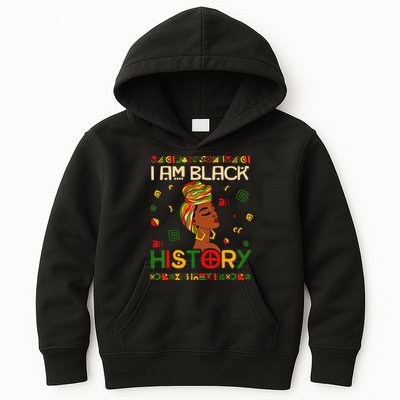 I Am Black History Month African American Kids Hoodie