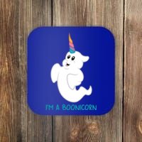 Im A Boonicorn Cute Halloween Unicorn Ghost Cool Gift Coaster