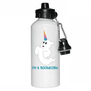 Im A Boonicorn Cute Halloween Unicorn Ghost Cool Gift Aluminum Water Bottle