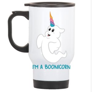 Im A Boonicorn Cute Halloween Unicorn Ghost Cool Gift Stainless Steel Travel Mug