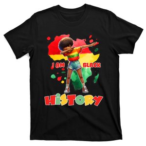 I Am Black History Black History Month Dabbing T-Shirt