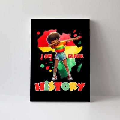 I Am Black History Black History Month Dabbing Canvas