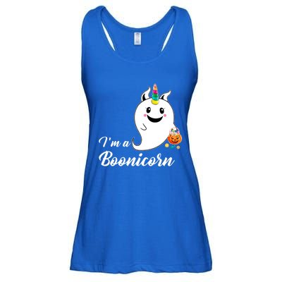 Im A Boonicorn Ghost Unicorn Pumkin Funny Halloween Funny Gift Ladies Essential Flowy Tank