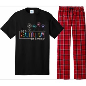 It's a Beautiful Day For Learning Teacher Students  Pajama Set