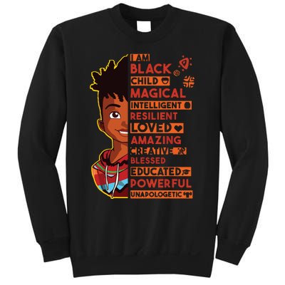 I Am Black History Month Boy African American Sweatshirt