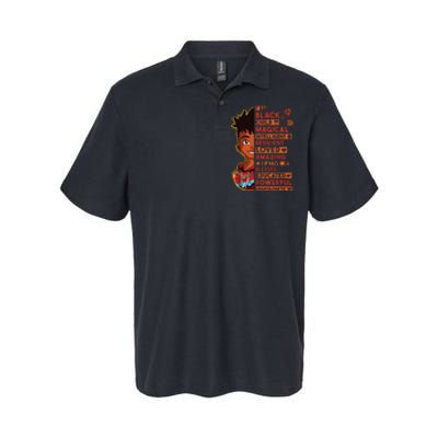 I Am Black History Month Boy African American Softstyle Adult Sport Polo