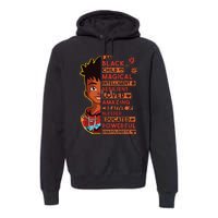 I Am Black History Month Boy African American Premium Hoodie