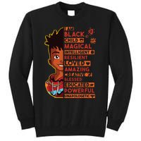 I Am Black History Month Boy African American Tall Sweatshirt