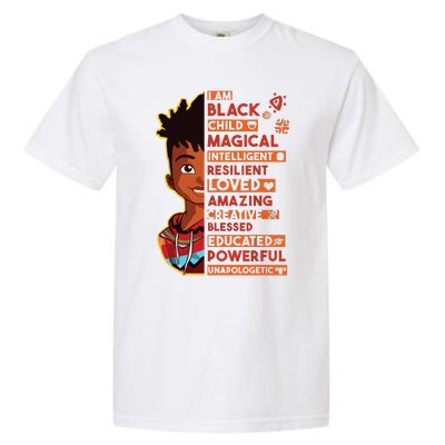 I Am Black History Month Boy African American Garment-Dyed Heavyweight T-Shirt