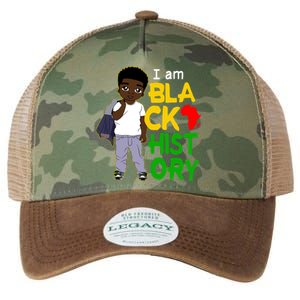 I Am Black History Great Gift I Am African American Gift Legacy Tie Dye Trucker Hat