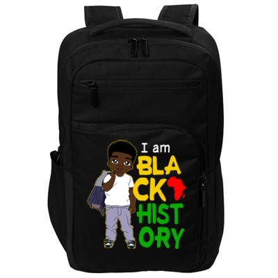 I Am Black History Great Gift I Am African American Gift Impact Tech Backpack