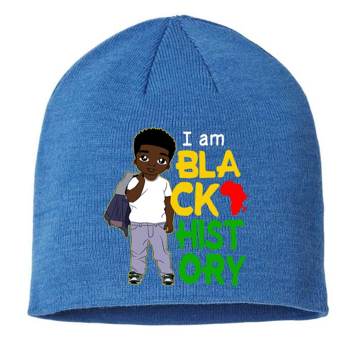 I Am Black History Great Gift I Am African American Gift Sustainable Beanie