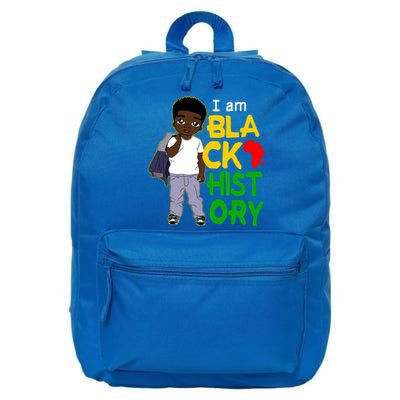 I Am Black History Great Gift I Am African American Gift 16 in Basic Backpack