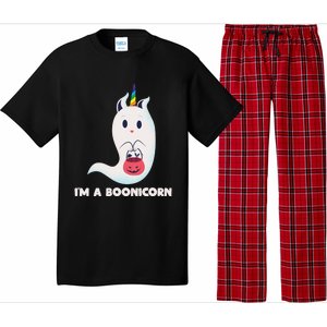 Im A Boonicorn Halloween Boo Unicorn Ghost Costume Gift Pajama Set