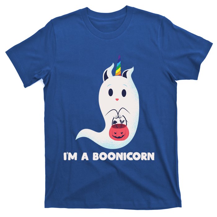 Im A Boonicorn Halloween Boo Unicorn Ghost Costume Gift T-Shirt