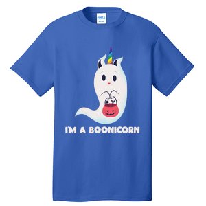 Im A Boonicorn Halloween Boo Unicorn Ghost Costume Gift Tall T-Shirt