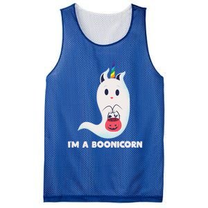 Im A Boonicorn Halloween Boo Unicorn Ghost Costume Gift Mesh Reversible Basketball Jersey Tank