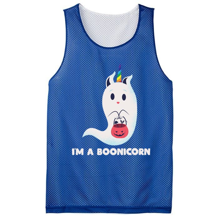 Im A Boonicorn Halloween Boo Unicorn Ghost Costume Gift Mesh Reversible Basketball Jersey Tank