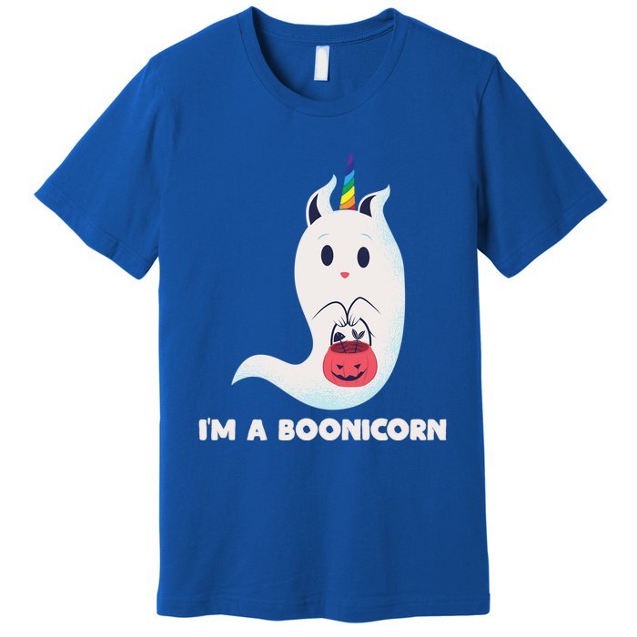 Im A Boonicorn Halloween Boo Unicorn Ghost Costume Gift Premium T-Shirt