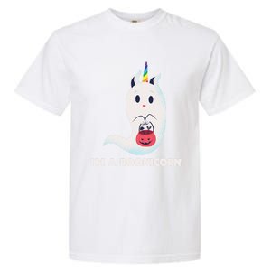 Im A Boonicorn Halloween Boo Unicorn Ghost Costume Gift Garment-Dyed Heavyweight T-Shirt