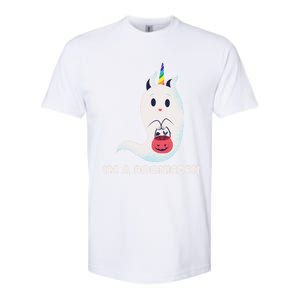 Im A Boonicorn Halloween Boo Unicorn Ghost Costume Gift Softstyle CVC T-Shirt