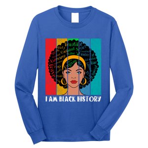 I Am Black History Melanin African American Juneteenth Great Gift Long Sleeve Shirt