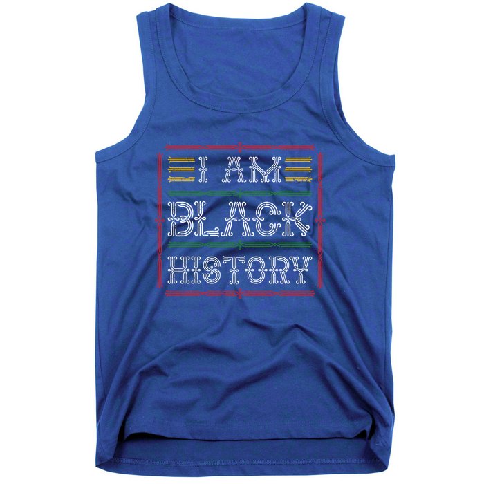 I Am Black History Month February Choclit Melanin Cool Gift Tank Top