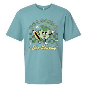 It's A Beautiful Day For Learning Sueded Cloud Jersey T-Shirt